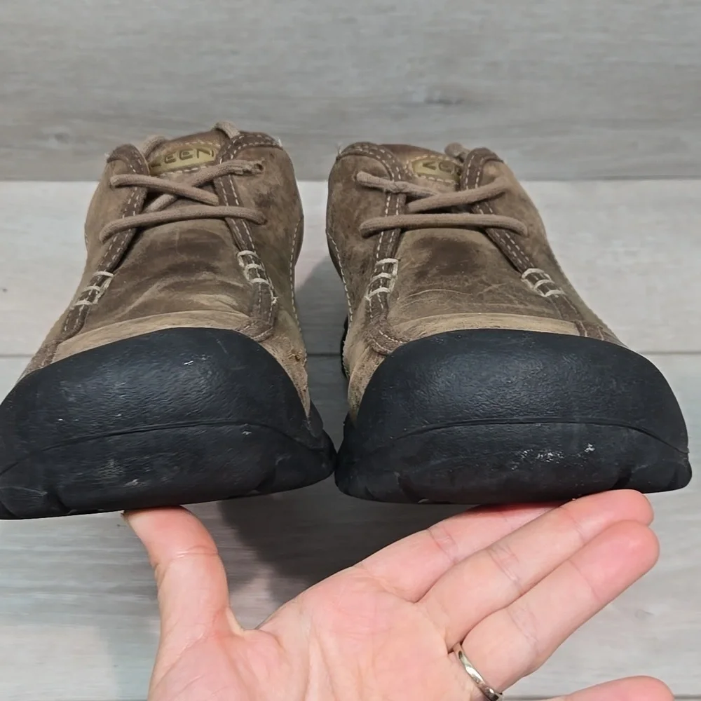 Keen Men's Brown Casual Leather Sneakers Shoes Boots Sz 9